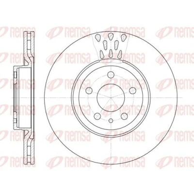 Imagen de REMSA 6316.10 Disco de freno Eje delantero 284, 284 22 5 ventilado ALFA ROMEO: 147, 156 Berlina, GT, FIAT: Doblo II Furgón / Familiar, Qubo