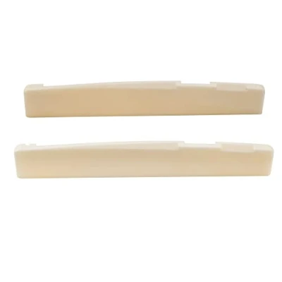 Imagen de Musiclily Selleta de Hueso para Puentes Guitarra Acústica,DJ 14 76x3x13mm (2 piezas)
