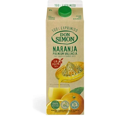 Imagen de Don Simon Zumo Exprimido Ambiente sin Pulpa, 2L