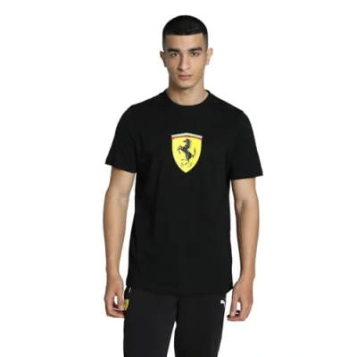 Imagen de Camiseta Scuderia Ferrari HP Race Coloured Big Shield para hombre