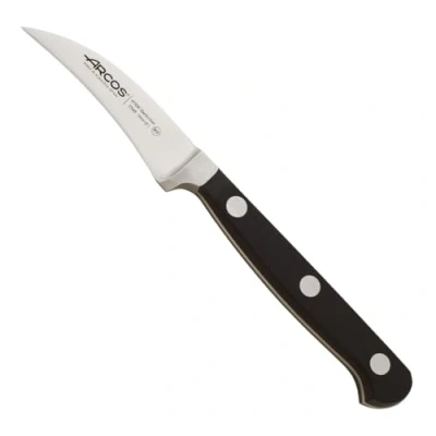Imagen de Arcos Serie Clasica Cuchillo Mondador Hoja de Acero Inoxidable Forjado NITRUM 70 mm Mango Polioximetileno (POM) Color Negro