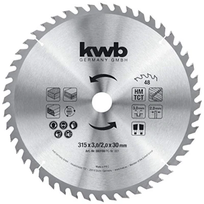 Imagen de KWB 49593159 Sierra circular HM (315 x 30 mm)