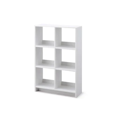 Imagen de Iris Ohyama, Librería cubo / Estante abierto de madera Mueble con 6 estantes madera, Modular, Diseño, Oficina, Casa, escuela Wood Open Shelf WOS Roble Blanco