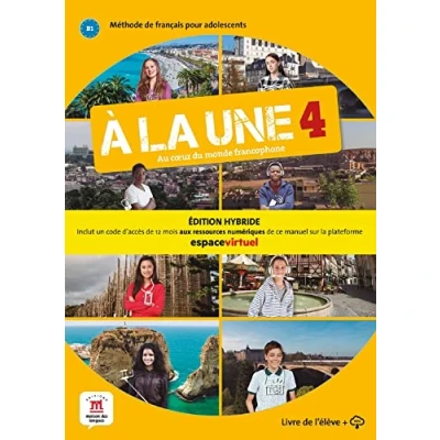 Imagen de À la une 4 éd. Hybride livre de l&#039;élève
