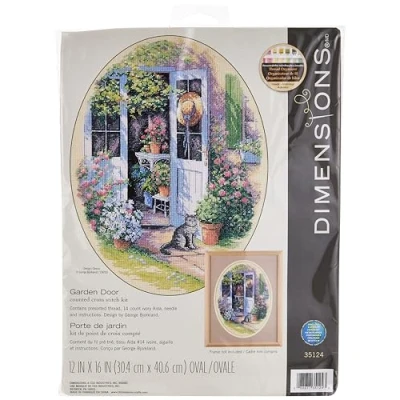 Imagen de Dimensions Puerta de jardín, Algodón, Crema, 1