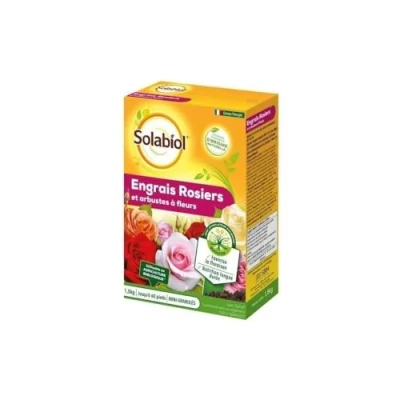Imagen de SBM SOLABIOL ENGRAIS ROSIERS ET ARBUSTES A Fleurs Etui 1,5 KG SOROSY15