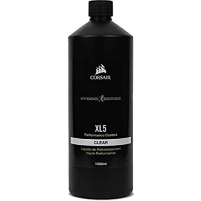 Imagen de Corsair Hydro X Series, XL5 Refrigerante de Rendimiento, 1 l (Color translúcido brillante, Duradero Premezclado con los Inhibidores Avanzados Anticorrosión y Antibacterias) Transparente