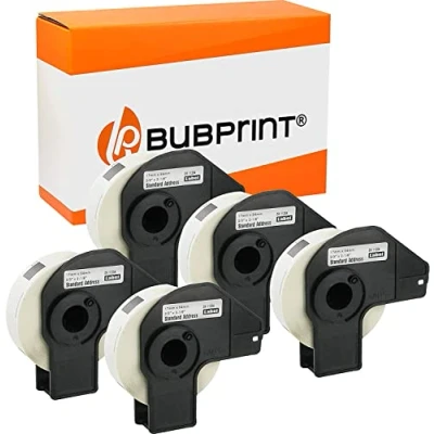 Imagen de Bubprint 5 Rollos de Etiquetas Compatible para Brother DK 11204 P Touch QL1050 QL1060N QL500 QL550 QL560 QL570 QL580N QL700 QL710W QL720NW 17x54mm