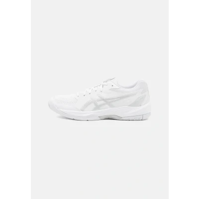 Imagen de Asics Geltask 4 Zapatillas de balonmano, Mujer, Talla: 42.5, White/pure silver Zapatos