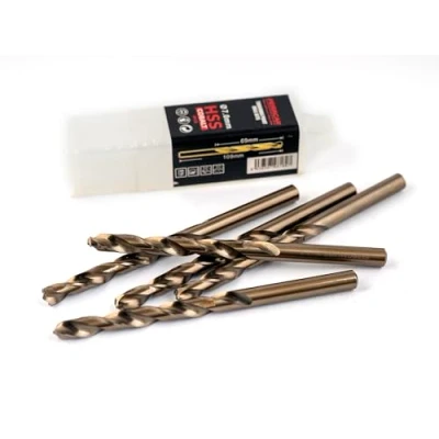 Imagen de Ferrcan Brocas para metal HSS DIN338 M35 5% cobalto Turbomax taladrar en acero inoxidable, hierro y otros metales paquete de 5 unidades por medida (7mm)