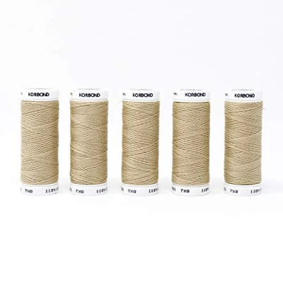 Imagen de KORBOND Hilo de poliéster 100 m, Color Beige