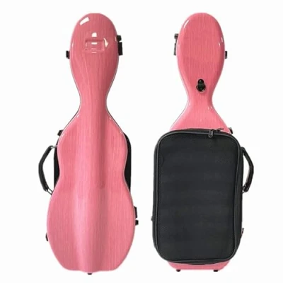 Imagen de LANDTOM Mochila de violín fibra carbono 4/4 tamaño completo y 3/4 con correas dobles para el hombro, resistente a la presión al desgaste, funda transportable por aire bolsa