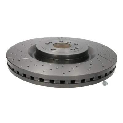 Imagen de BREMBO 09.B805.11 Disco de freno 390 36 5 ranurado/perforado, ventilación interna revestido altamente carbonizado con tornillos MERCEDES BENZ: GL