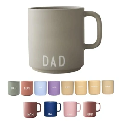 Imagen de design letters Tazas de Cafe Ideal Regalos Originales para Mujer, Hombre Regalar Desayuno Porcelana Taza Te con Letras Grabadas 250 Ml