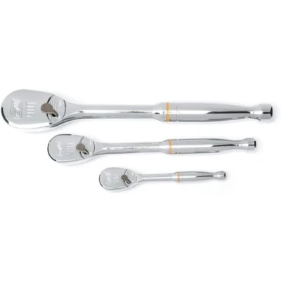 Imagen de GearWrench 81206T Juego de Trinquetes 1/4&quot;, 3/8&quot;, 1/2&quot; Totalmente Pulidos, 90 Dientes, 3 Piezas