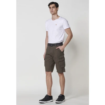 Imagen de Koroshi Shorts Oliva olive, Hombre, Talla: 28, olive