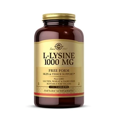 Imagen de Solgar L Lisina Comprimidos de 1000 mg, Envase 250