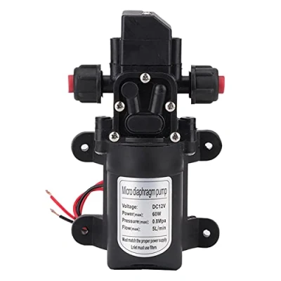 Imagen de bomba autocebante de agua, 12 V, agua alta presión, 116 PSI, para lavado coche, barco, limpieza jardín, riego 5 l/min