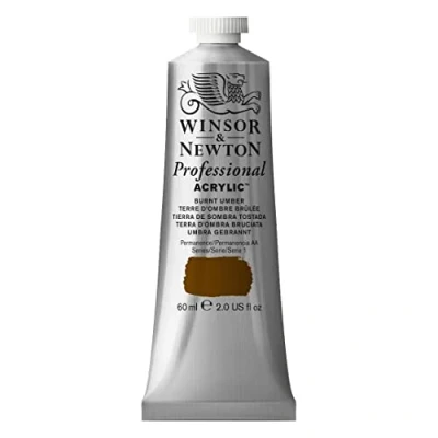 Imagen de Winsor &amp; Newton Professional Pintura acrílica tubo 60 ml, color naranja oscuro
