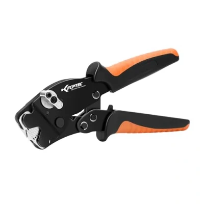 Imagen de KF CPTEC Alicate de crimpado autoajustable, AWG 30 5/0,08 16 mm² Alicates Férula,KF 16H crimpadora con carraca