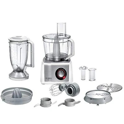 Imagen de Procesador de alimentos Bosch MC812S820, MultiTalent 8, 1250 W, Hasta 50 funciones, Bol XXL 3.9 l, Blanco