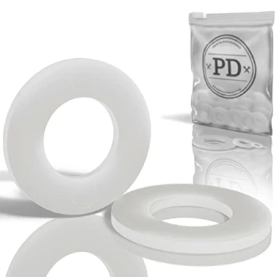 Imagen de PD® Arandelas de plástico M12 (DIN 125 Forma A/ISO 7089) nylon PA poliamida con diámetro exterior pequeño 10 piezas