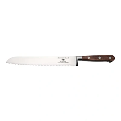 Imagen de Rockingham Forge Cuchillo Para Pan, 8 Pulgadas, Hoja de Acero Inoxidable, Mango Palisandro, 8008BR