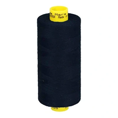 Imagen de Gütermann Hilo Mara 120 de coser (poliéster, 1000 m, resistente a los rayos UV, color azul oscuro