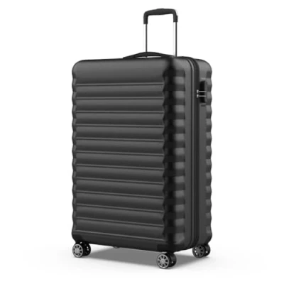 Imagen de NUMADA Maleta de Viaje Grande 25Kg Upfly 28&#039; ABS (75x49x29cm) con Cierre Combinación y 4 Ruedas Dobles 360 Resistente Ligera Interior Compartimentado Negro