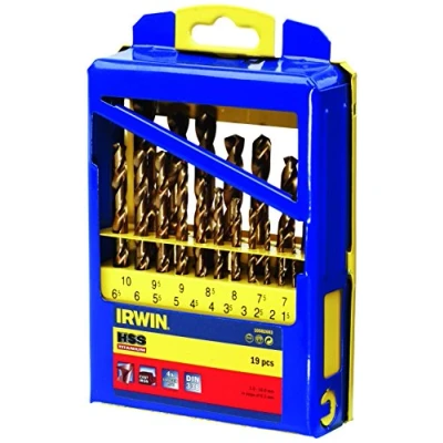 Imagen de IRWIN 10502603 Juego serie Titanium, 19 uds. en estuche de metal: 1.0 10.0 mm incrementos 0.5