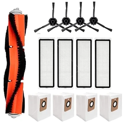 Imagen de cepillo lateral principal filtros HEPA bolsas para el polvo aspiradora Dreame Bot Z10 Pro L10 Plus Accesorios de repuesto 1 giratorio 4 cepillos laterales