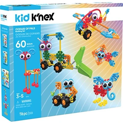 Imagen de Kid K&#039;NEX 85701 60 Model Oodles of Pals Building Set, Kids Craft Set with 116 Pieces, Educational Toys for Kids, Fun and Colourful Boys Girls, Construction 3 Year Olds +