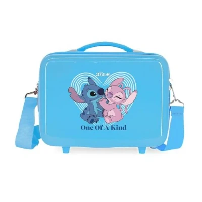 Imagen de Disney Fun Stitch Nececer Adaptable Azul 29x21x15 cms Rígido ABS 9,14L 0,8 kgs