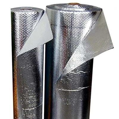 Imagen de Aislante térmico reflexivo 100% aluminio y burbujas Rollo 12m² (10 x 1,20). Para calor frío: Viviendas, Caravanas furgonetas, radiadores, buhardillas, trasteros, garajes