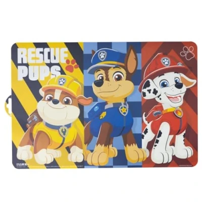 Imagen de ALMACENESADAN, 0400, Mantel Individual Dream Patrol; Dimensiones 43x29 cms; Producto de plástico Reutilizable; Libre bpa.