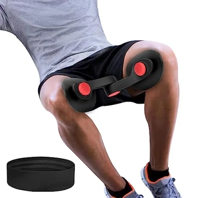 Imagen de TINRIEF Ejercitador de Piernas Suelo Pelvico 35lb Ejercicio Gimnasio en Casa Maquina Multifuncion Musculacion Deporte Fitness Gluteos Kegel Fortalecedor Tronco Propioceptivo Abdominales (Negro)