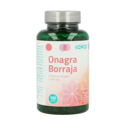 Imagen de Sakai Onagra y Borraja Alto aporte de GLA Equilibrio bienestar femenino Alivio las molestias menstruales, síntomas la menopausia síndrome premenstrual Cuidado piel Salud Femenina