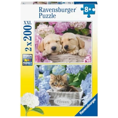 Imagen de Ravensburger Puzzle Perros, 2 Puzzles 200 Piezas, Niños 8 Años o Más, Rompecabezas Niños, Juego Educativo, [Exclusivo en Amazon]