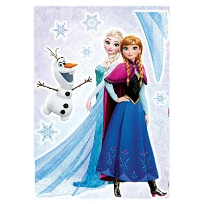 Imagen de Disney Pegatinas de Pared Anna &amp; Elsa 50 x 70 cm