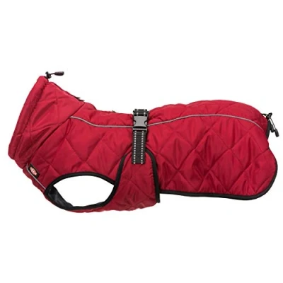 Imagen de TRIXIE Abrigo Minot TR 67986, talla M (50 cm), circunferencia del cuello máx. 45 cm, color rojo