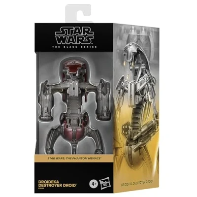 Imagen de Star Wars The Black Series Droideka Droide Destructor Wars: La Amenaza Fantasma Figura Coleccionable Deluxe de 15 cm