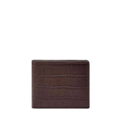 Imagen de Fossil Derrick, Accesorio de Viaje Billetera Hombres, marrón, Small