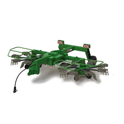 Imagen de Jamara Rake Fur 412411 Tractor Rastrillo Twin Roto para Fendt 1050, Color Verde