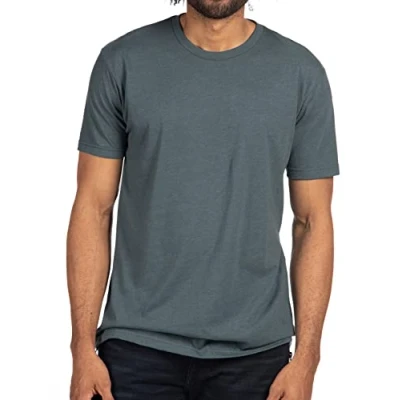 Imagen de Camiseta Next Level para hombre Cvc Crew, Black azul añil Large