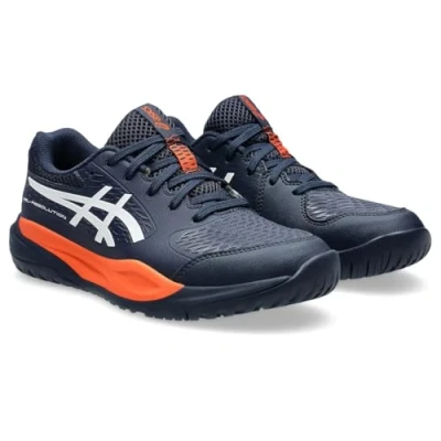 Imagen de Asics Gelresolution X Unisex Zapatillas de tenis para todas las superficies niños, Talla: 39, Midnight/white Zapatos