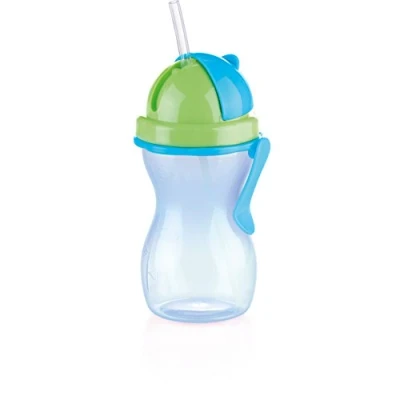 Imagen de Tescoma Bambini Botella para Niños con Cañita, Azul, 20 x 10 8,4 cm