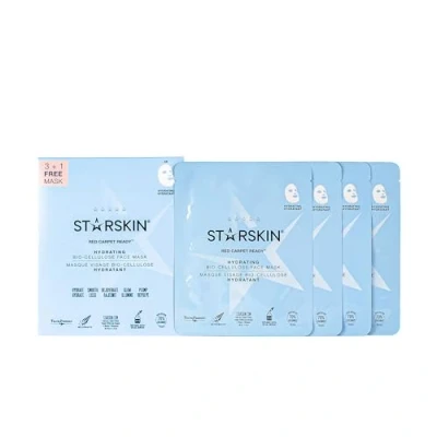 Imagen de STARSKIN Máscara de hoja lista para alfombra roja, paquete 3 + 1