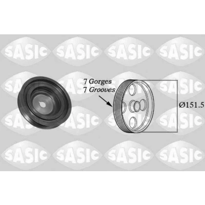 Imagen de SASIC 2154022 Polea de Cigüeñal RENAULT: CLIO 3