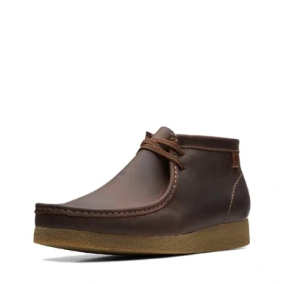 Imagen de Clarks Men&#039;s Shacre Boot Ankle, Beeswax Leather, 7.5