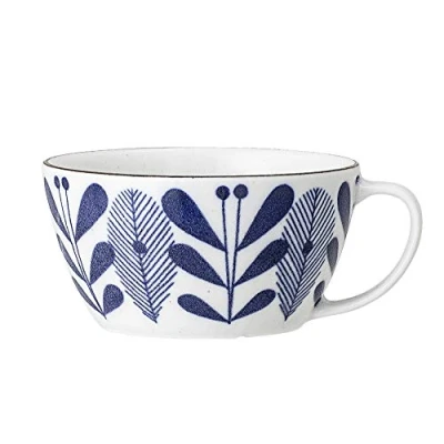 Imagen de Bloomingville Taza Camellia, azul, porcelana, 1 unidad (1 unidad)